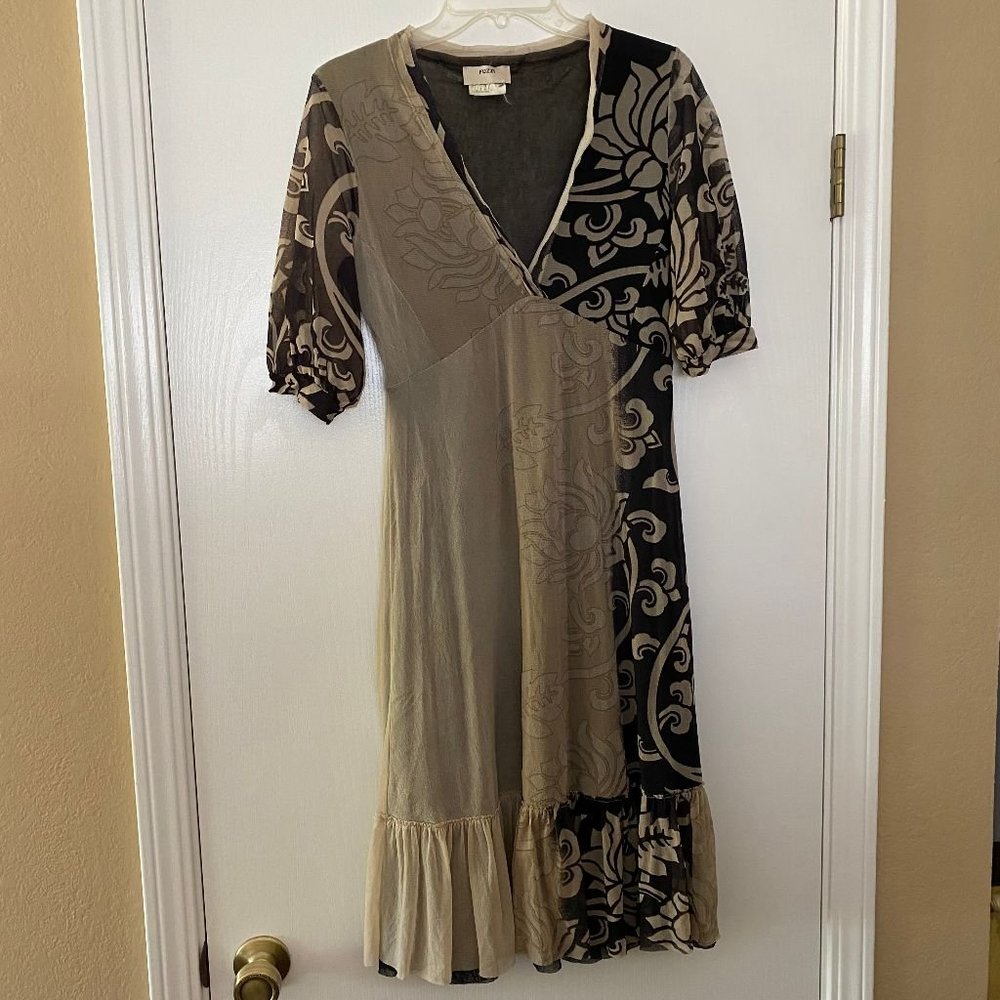 fuzzi by jean paul gaultier short sleeve dress